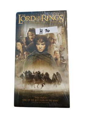 The Lord Of The Rings: The Fellowship Of The Ring VHS Sealed 2001 Approx. 2 Hr 5